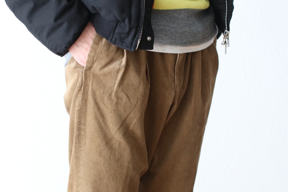 nonnative(�Υ�ͥ��ƥ���) "OFFICER CHINO TROUSERS COTTON CORD SULFUR DYE"