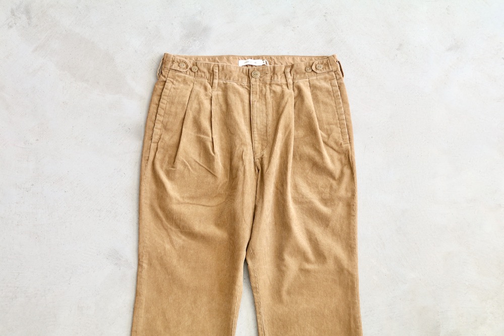nonnative(�Υ�ͥ��ƥ���) "OFFICER CHINO TROUSERS COTTON CORD SULFUR DYE"