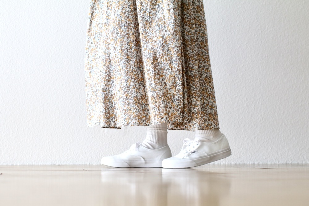 ��WOMEN'S��TOUJOURS�ʥȥ����塼�ˡ�Short Sleeve Classic Gathered Dress -LIBERTY BERRY FLOWER PRINT COTTON CLOTH-��