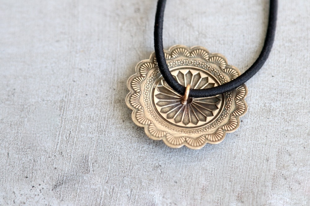 Indian Jewelry (����ǥ����� ���奨�꡼) "Silver Stamp Concho -Round stamp-"