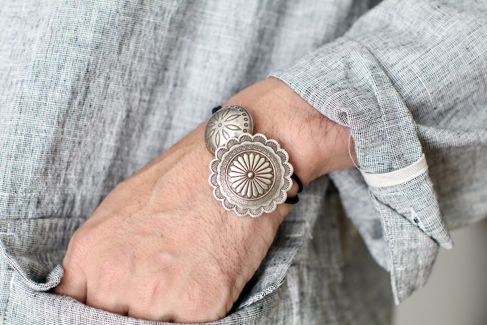 Indian Jewelry (����ǥ����� ���奨�꡼) "Silver Stamp Concho -Round stamp-"