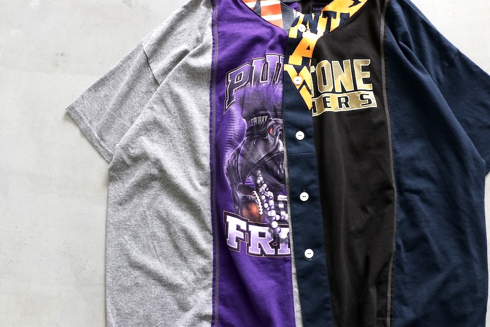 Rebuild by Needles(��ӥ�ɥХ��ˡ��ɥ륺)  "4 Cut Wide Baseball Tee - College"