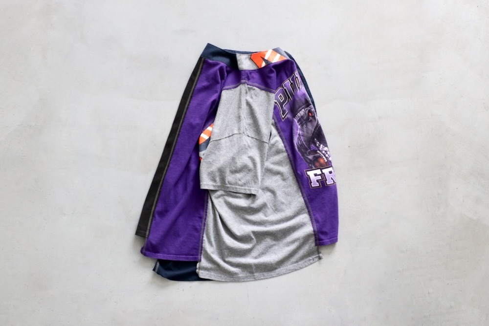 Rebuild by Needles(��ӥ�ɥХ��ˡ��ɥ륺)  "4 Cut Wide Baseball Tee - College"