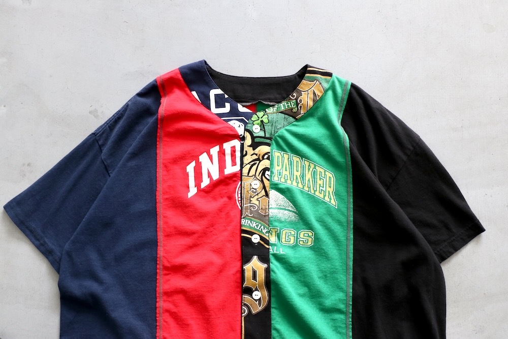 Rebuild by Needles(��ӥ�ɥХ��ˡ��ɥ륺)  "4 Cut Wide Baseball Tee - College"