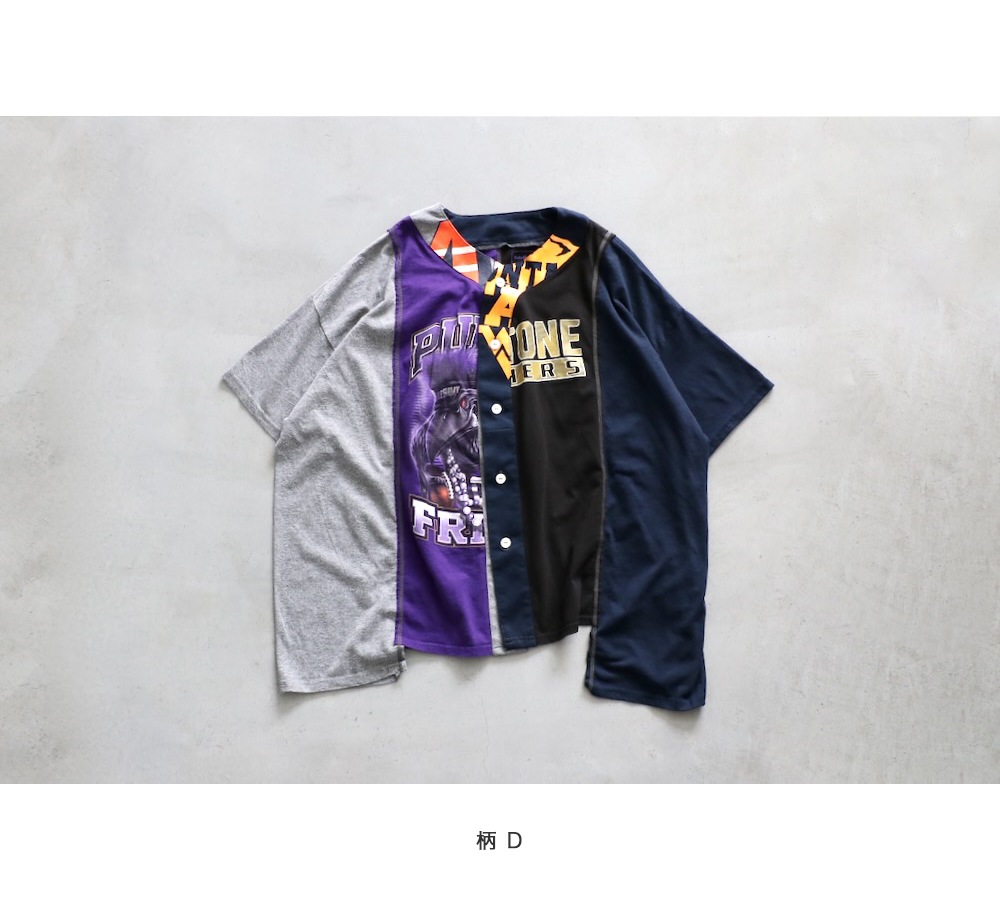 Rebuild by Needles(��ӥ�ɥХ��ˡ��ɥ륺)  "4 Cut Wide Baseball Tee - College"