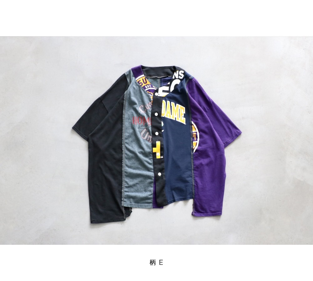 Rebuild by Needles(��ӥ�ɥХ��ˡ��ɥ륺)  "4 Cut Wide Baseball Tee - College"