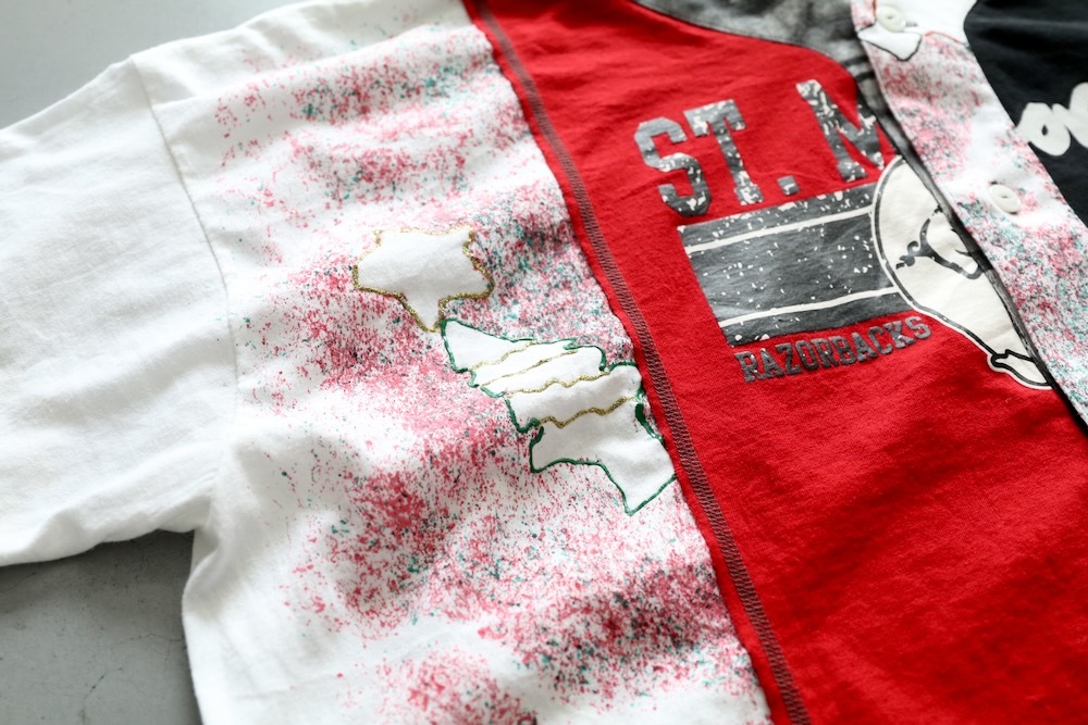 Rebuild by Needles(��ӥ�ɥХ��ˡ��ɥ륺)  "4 Cut Wide Baseball Tee - College"