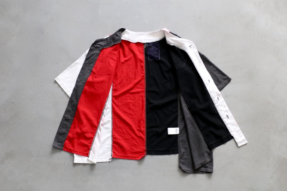 Rebuild by Needles(��ӥ�ɥХ��ˡ��ɥ륺)  "4 Cut Wide Baseball Tee - College"