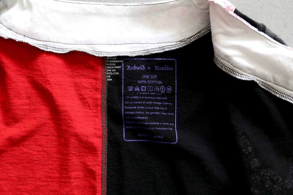 Rebuild by Needles(��ӥ�ɥХ��ˡ��ɥ륺)  "4 Cut Wide Baseball Tee - College"