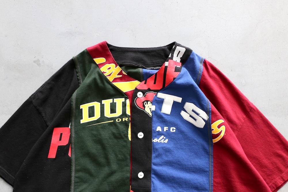 Rebuild by Needles(��ӥ�ɥХ��ˡ��ɥ륺)  "4 Cut Wide Baseball Tee - College"