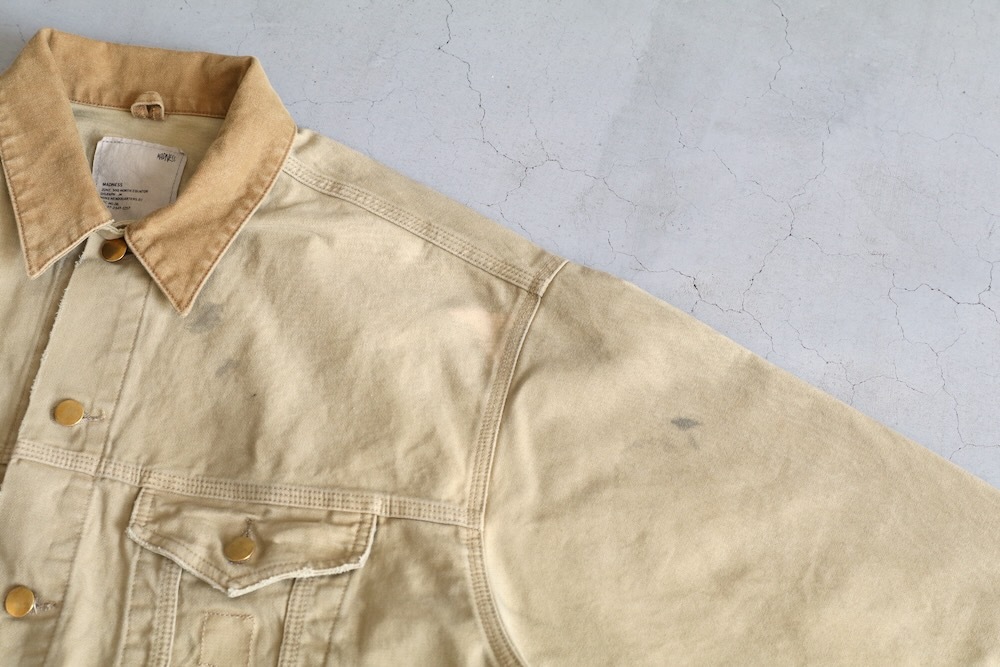 MADNESS (�ޥåɥͥ�) "MADNESS HARD AGING M503 DENIM TRUCKER (TWO-TONE)"