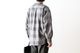 ��limited��nonnative �� Rafu (�Υ�ͥ��ƥ��� �� ���) "OFFICER STAND COLLAR L/S SHIRT COTTON TWILL OMBRE CHECK by Rafu"