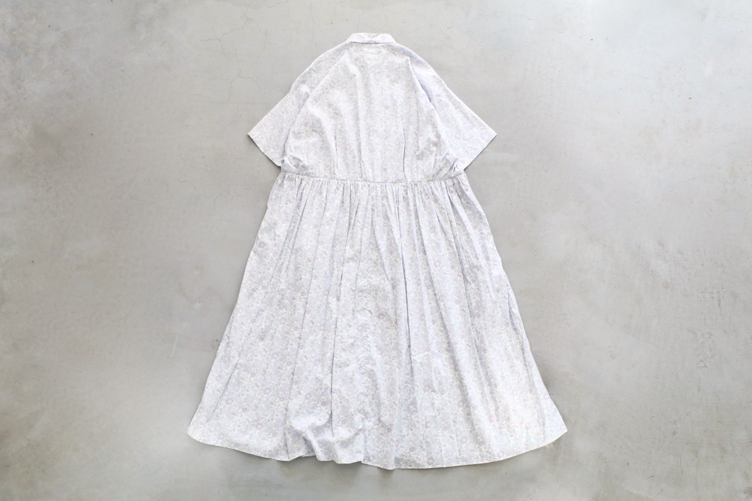 WOMEN'S】TOUJOURS（トゥジュー）“Short Sleeve Classic Gathered