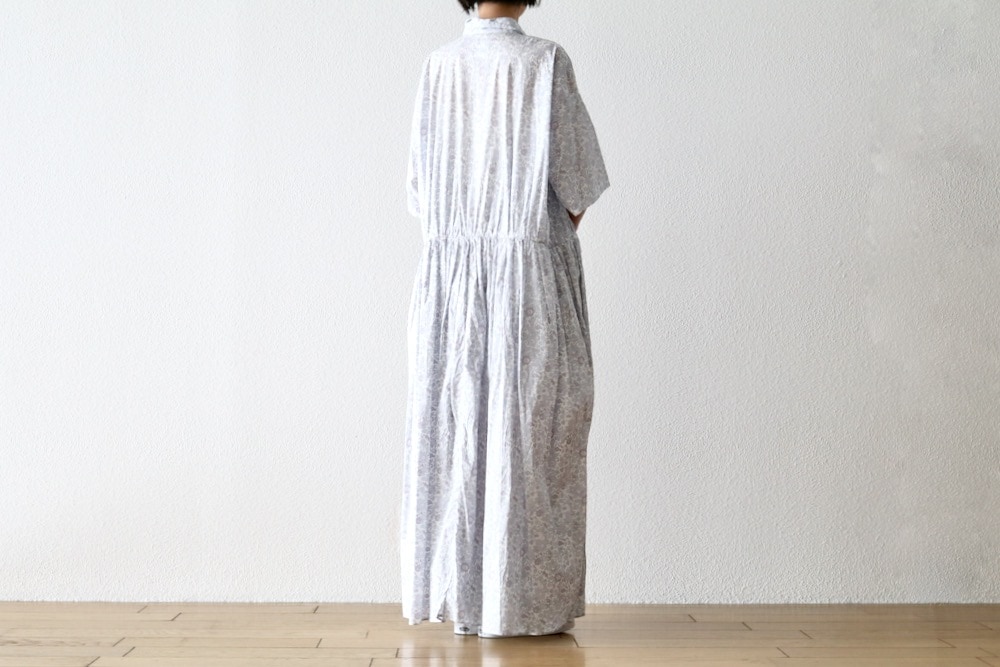 WOMEN'S】TOUJOURS（トゥジュー）“Short Sleeve Classic Gathered