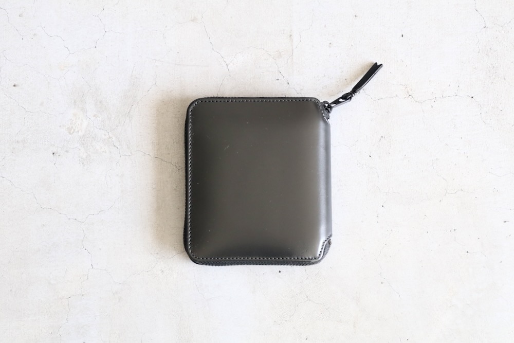 Wallet COMME des GARCONS (������å� ����ǥ���륽��) "����ޤ�ZIP���� - VERY BLACK LEATHER LINE - 8Z-I021-051"