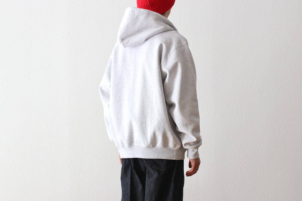 MARMOT CAPITAL ロゴ ジップアップ フーディ MD.GRAY MARMOT CAPITAL パーカー 「MARMOT CAPITAL」 ロゴ ジップアップ