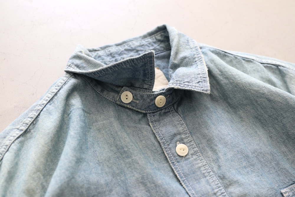 MADNESS (�ޥåɥͥ�) "MADNESS HARD AGING CHAMBRAY NEP BD SHIRT"