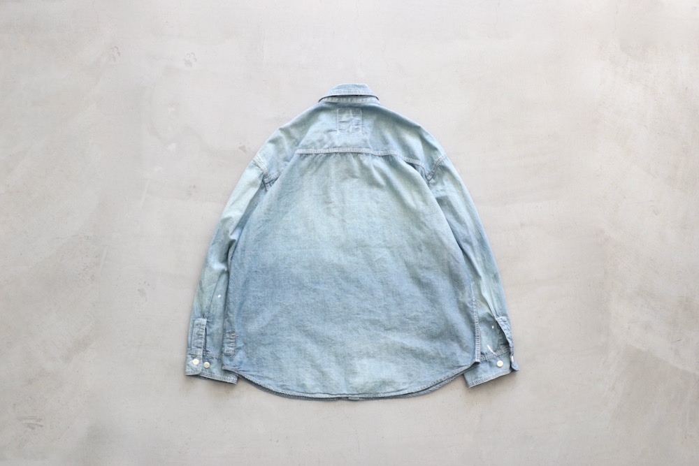 MADNESS (�ޥåɥͥ�) "MADNESS HARD AGING CHAMBRAY NEP BD SHIRT"
