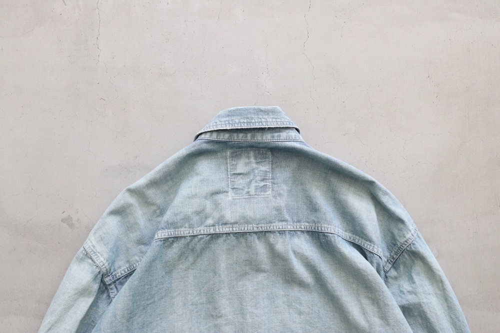 MADNESS (�ޥåɥͥ�) "MADNESS HARD AGING CHAMBRAY NEP BD SHIRT"