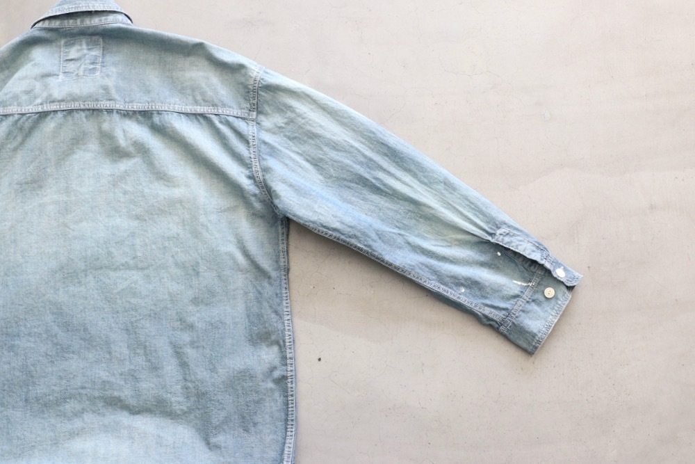 MADNESS (�ޥåɥͥ�) "MADNESS HARD AGING CHAMBRAY NEP BD SHIRT"