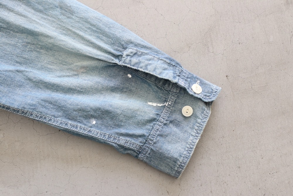 MADNESS (�ޥåɥͥ�) "MADNESS HARD AGING CHAMBRAY NEP BD SHIRT"