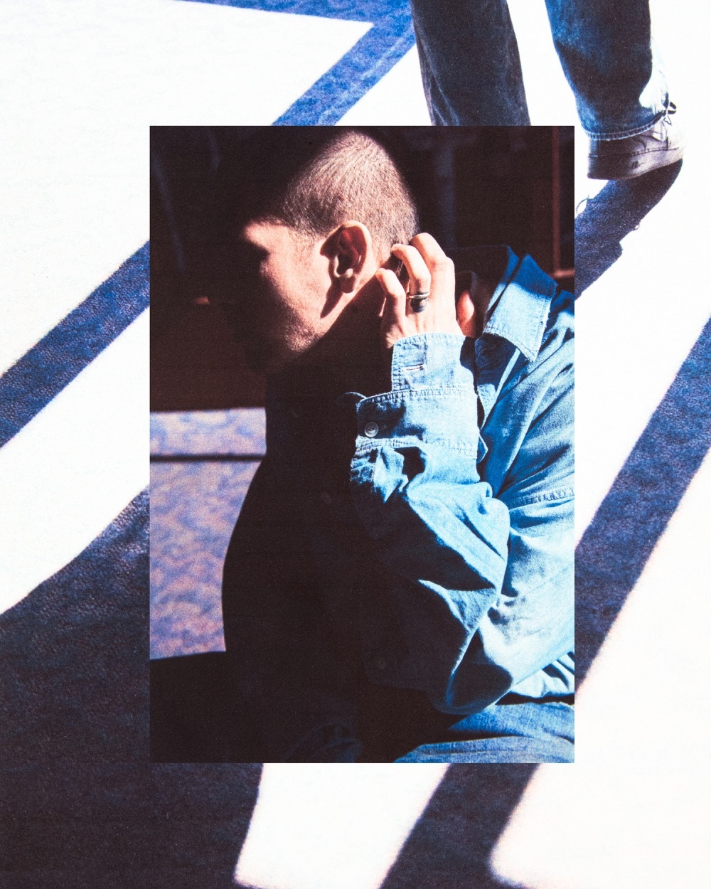 MADNESS (�ޥåɥͥ�) "MADNESS HARD AGING CHAMBRAY NEP BD SHIRT"