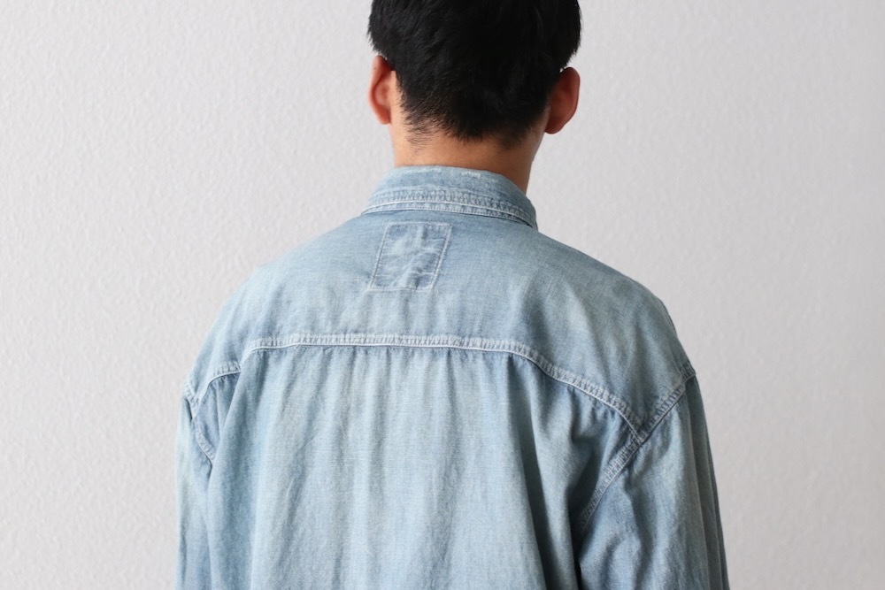 MADNESS (�ޥåɥͥ�) "MADNESS HARD AGING CHAMBRAY NEP BD SHIRT"