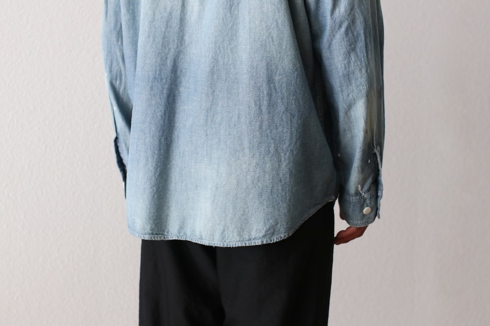 MADNESS (�ޥåɥͥ�) "MADNESS HARD AGING CHAMBRAY NEP BD SHIRT"