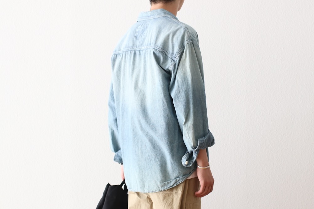 MADNESS (�ޥåɥͥ�) "MADNESS HARD AGING CHAMBRAY NEP BD SHIRT"