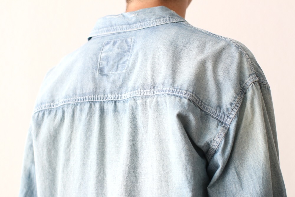 MADNESS (�ޥåɥͥ�) "MADNESS HARD AGING CHAMBRAY NEP BD SHIRT"