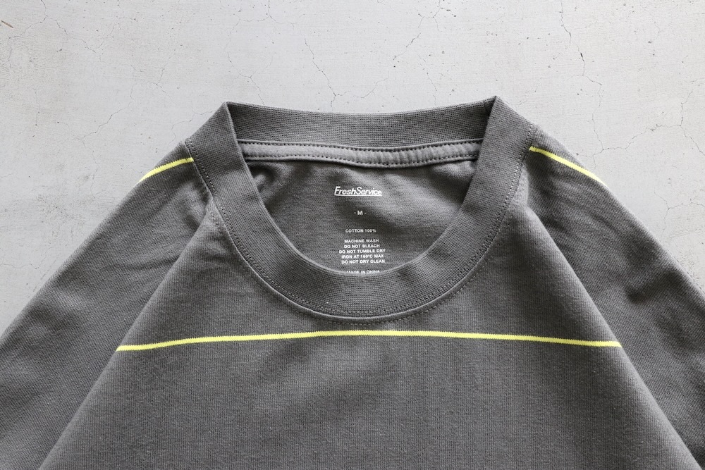 FreshService (�ե�å��奵���ӥ�)"PIN BORDER L/S TEE"