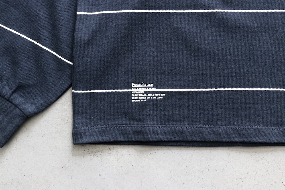 FreshService (�ե�å��奵���ӥ�)"PIN BORDER L/S TEE"