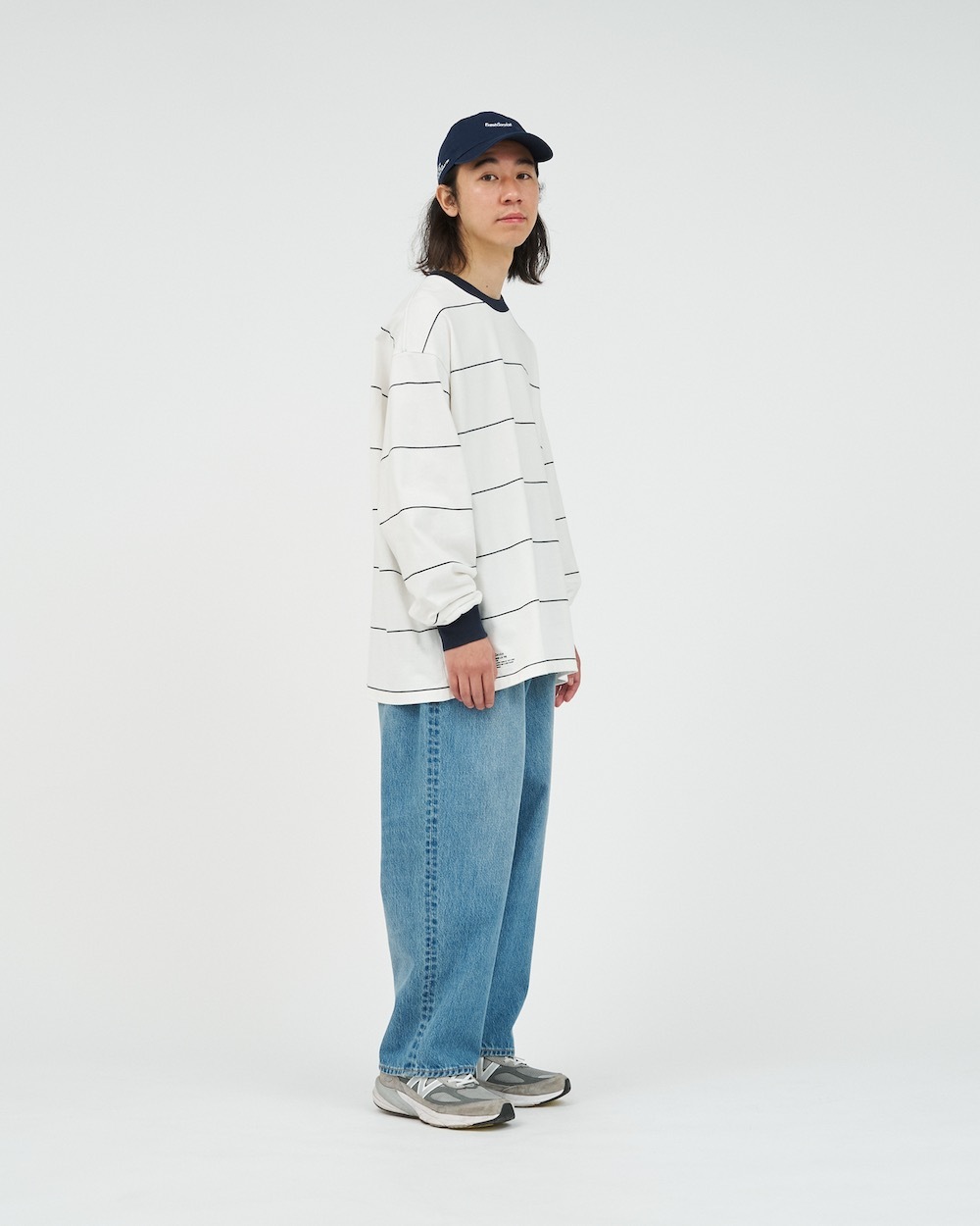 FreshService (�ե�å��奵���ӥ�)"PIN BORDER L/S TEE"