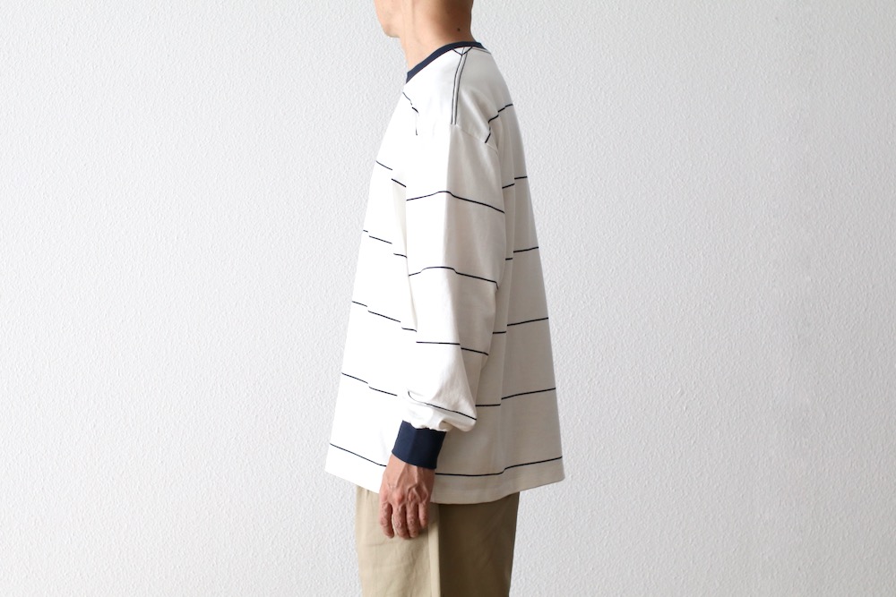 FreshService (�ե�å��奵���ӥ�)"PIN BORDER L/S TEE"
