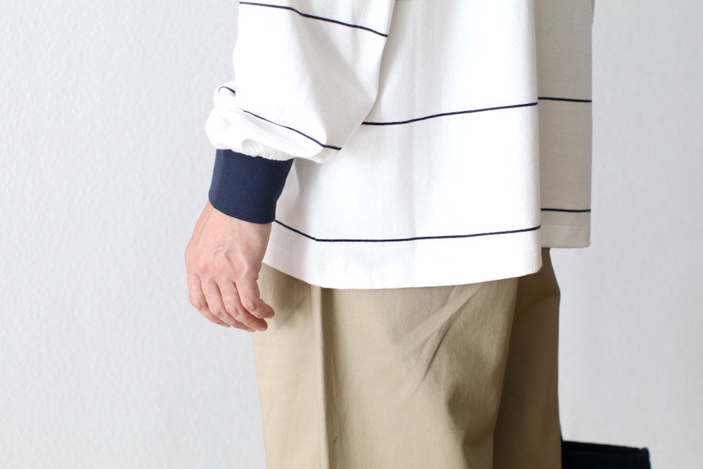 FreshService (�ե�å��奵���ӥ�)"PIN BORDER L/S TEE"