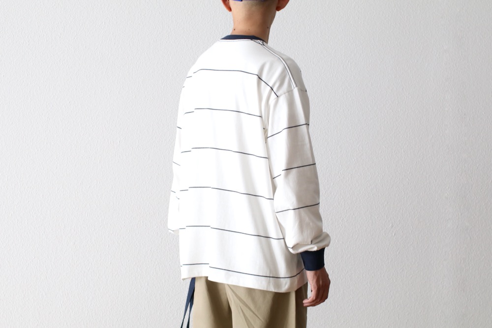 FreshService (�ե�å��奵���ӥ�)"PIN BORDER L/S TEE"