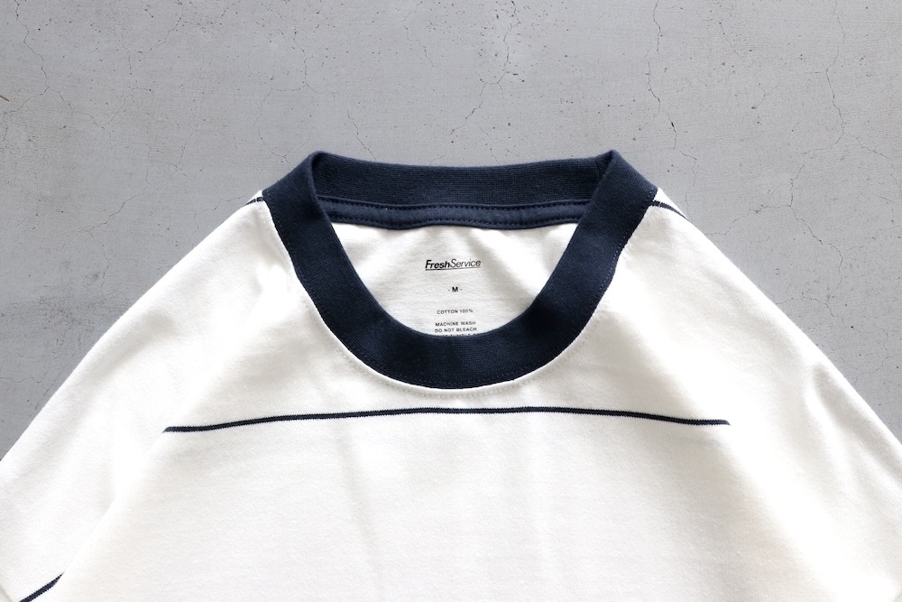 FreshService (�ե�å��奵���ӥ�)"PIN BORDER L/S TEE"