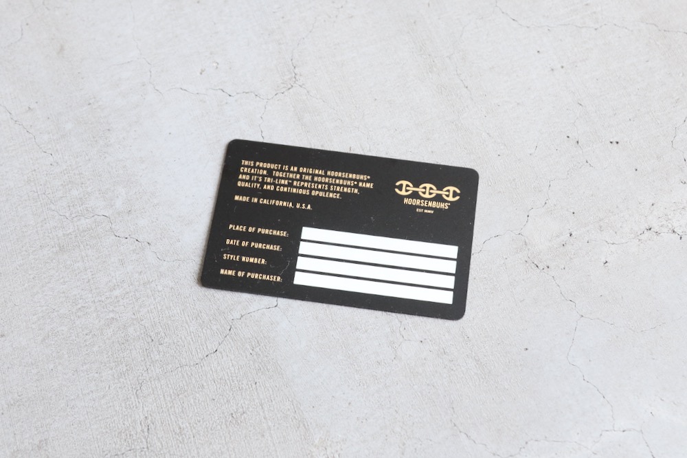 HOORSENBUHS(ホーセンブース) 