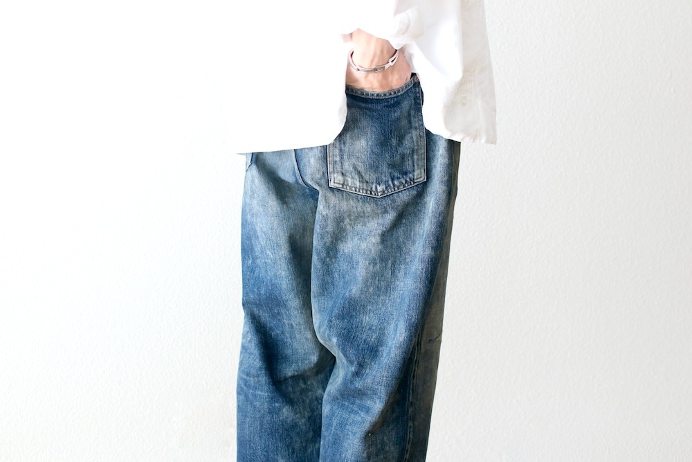 25ss 新品 MADNESS マッドネス エイジングデニムパンツ M2 M MADNESS - MADNESS AGING DENIM PANTS. M2 CROPPED / 25SS-LP
