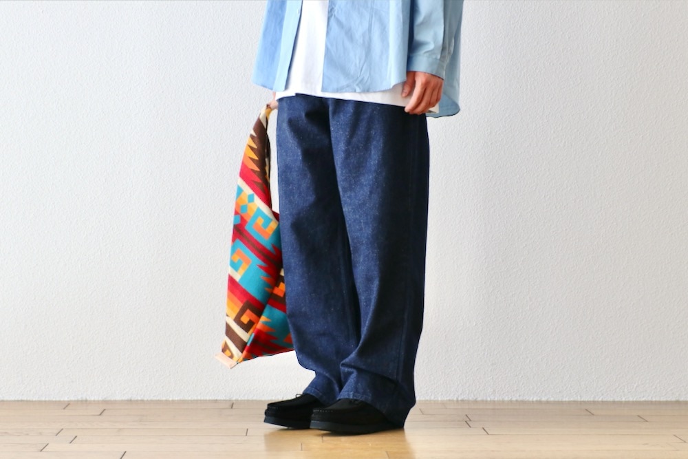 EVCON(���ӥ���) "1TUCK BAGGY DENIM"