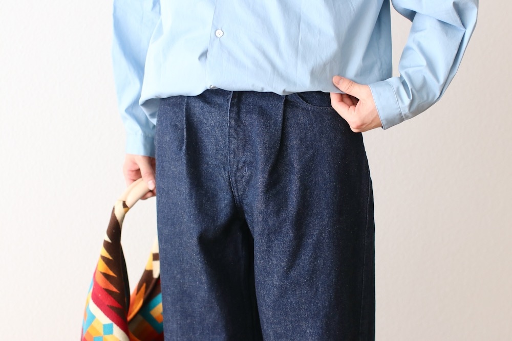 EVCON(���ӥ���) "1TUCK BAGGY DENIM"