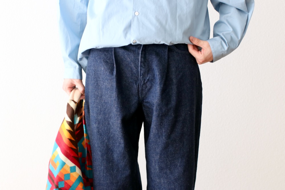 EVCON(���ӥ���) "1TUCK BAGGY DENIM"