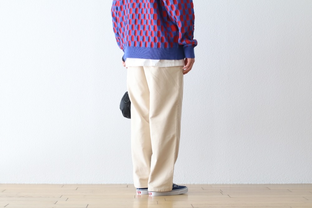 C.E(��������) "BRUSHED SOFT COTTON ONE TUCK PANTS"