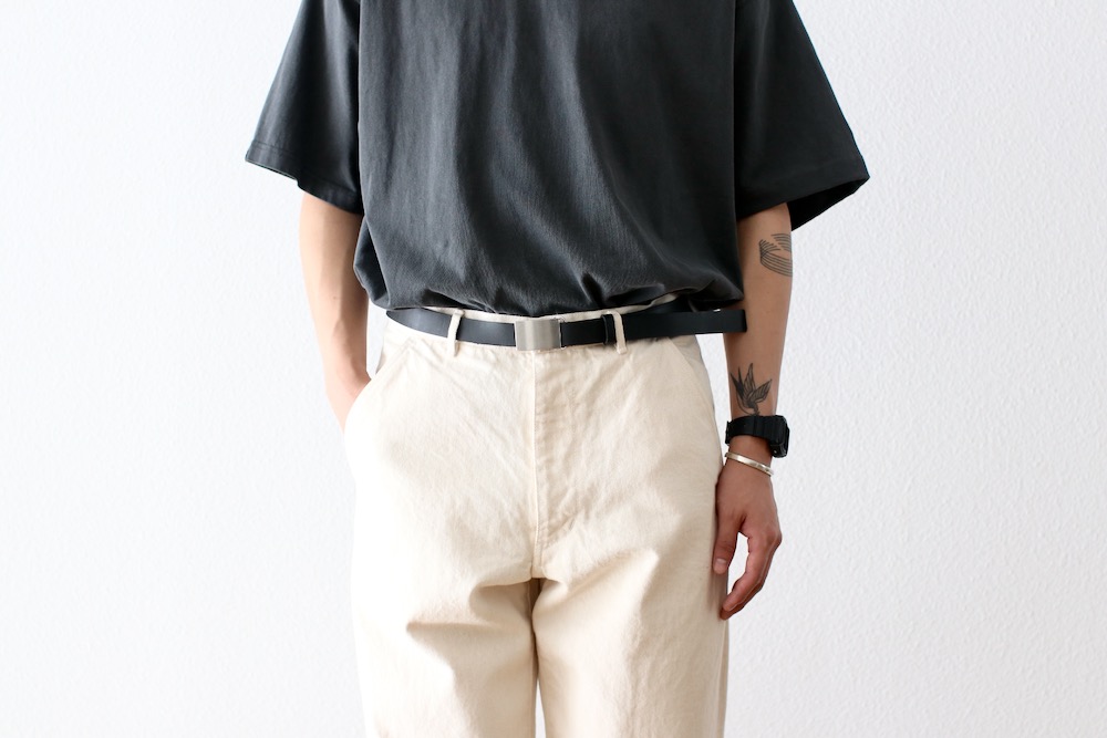 ssstein /レザーベルト ssstein - 【残りわずか】Leather Belt(PLAIN BUCKLE) | ACRMTSM