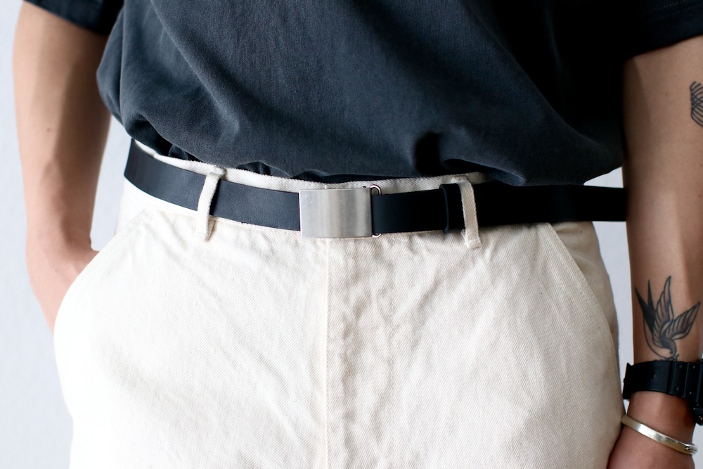 ssstein Leather Belt(PLAIN BUCKLE)　ベルト ssstein LEATHER BELT (PLAIN BUCKLE) – unexpected store