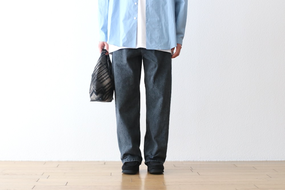 EVCON(���ӥ���) "1 TUCK BAGGY DENIM BIO"