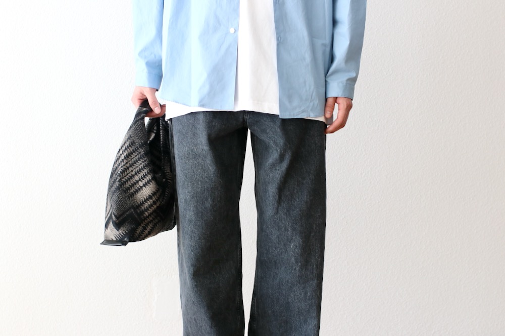 EVCON(���ӥ���) "1 TUCK BAGGY DENIM BIO"