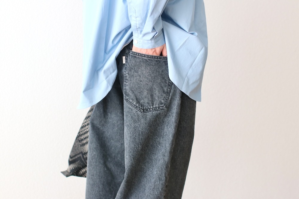 EVCON(���ӥ���) "1 TUCK BAGGY DENIM BIO"
