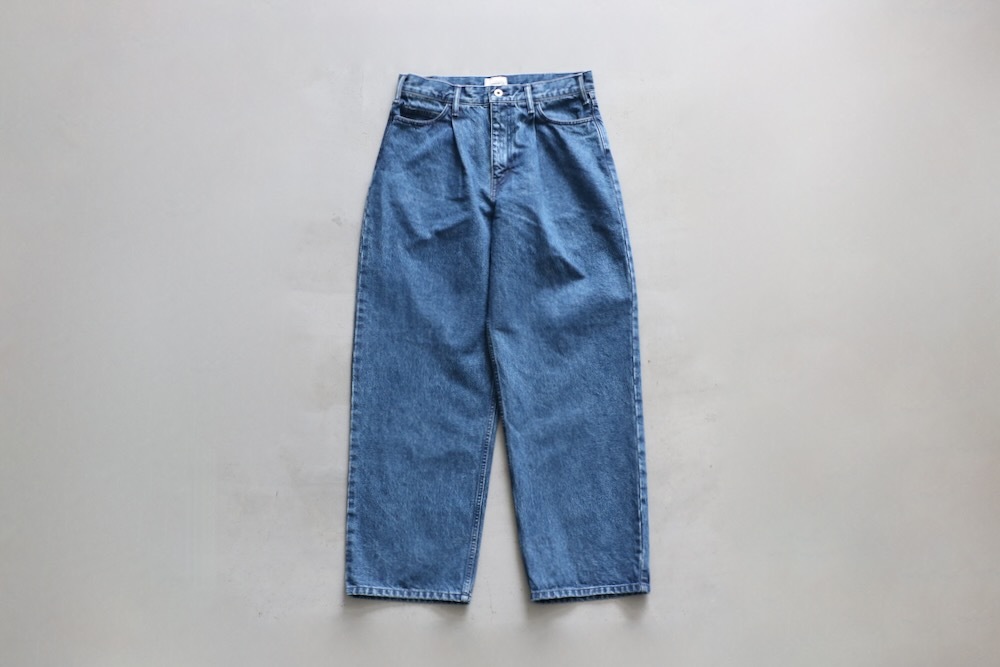 EVCON(���ӥ���) "1 TUCK BAGGY DENIM BIO"