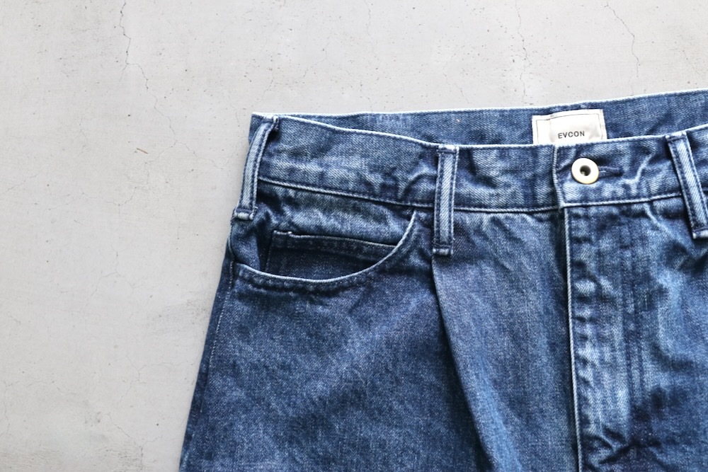 EVCON(���ӥ���) "1 TUCK BAGGY DENIM BIO"